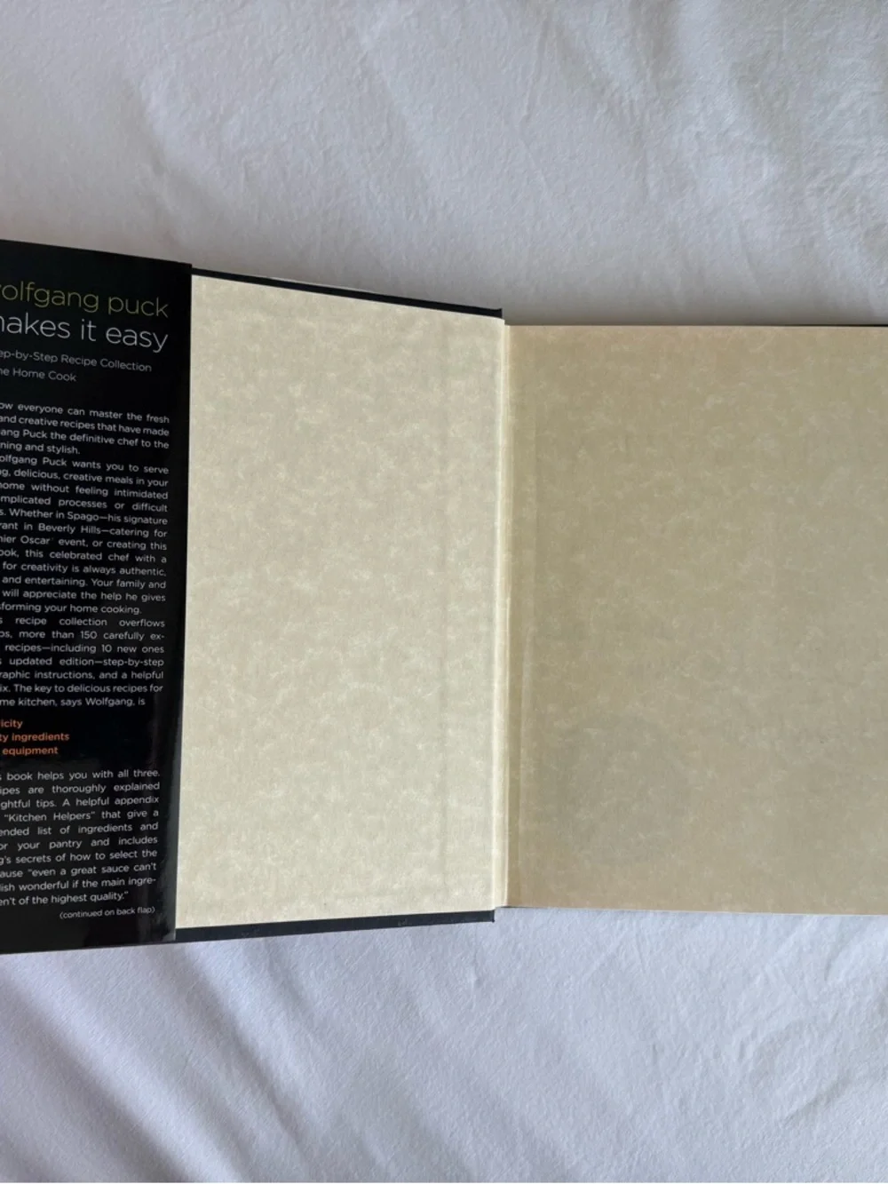 Wolfgang Puck Makes It Easy Signed‎ Inscribed Numbered 10th Anniversary HSN